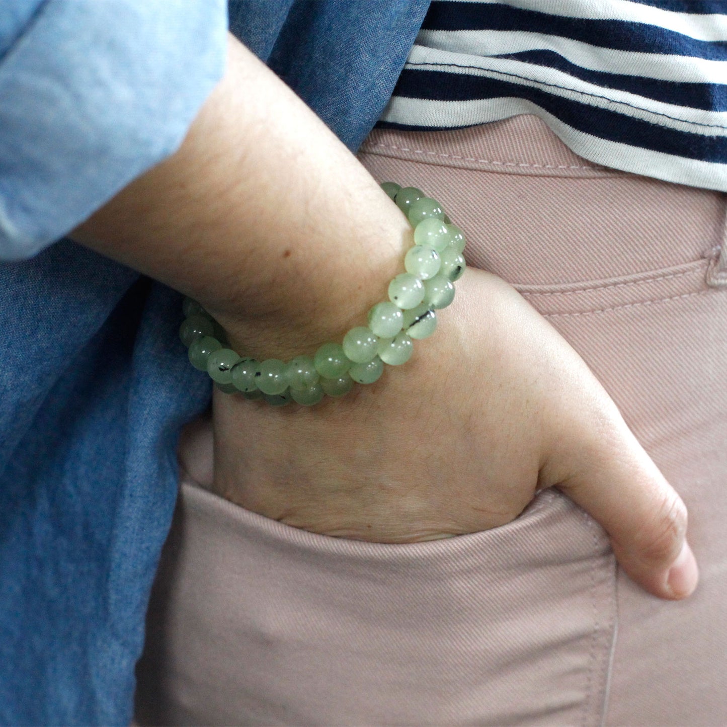 Jade Ball Bracelet