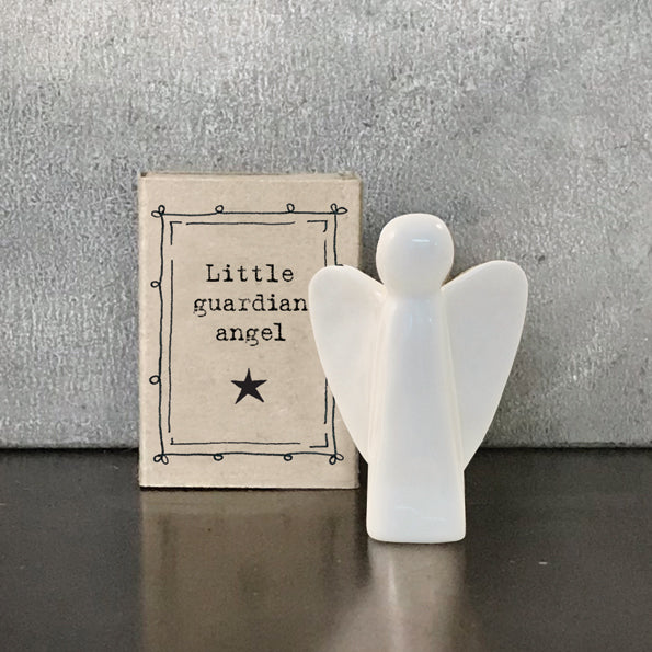 Porcelain Matchbox - Guardian Angel
