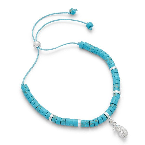 Fox Under The Moon Silver Plated Friendship Bracelet - Friends/There