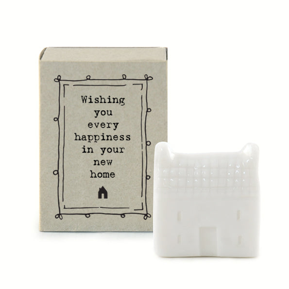 Porcelain Matchbox Little House
