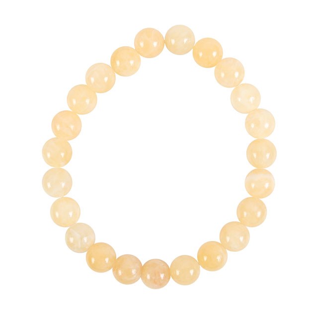 Yellow Jade Ball Bracelet