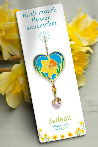 Birthmonth Flower Suncatcher - Daffodil - March