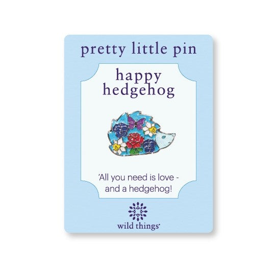 Hedgehog Pin - Multi Coloured