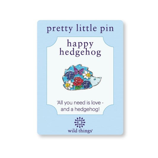 Hedgehog Pin - Multi Coloured