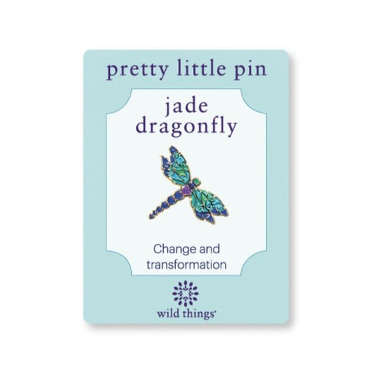 Dragonfly Pin - Jade