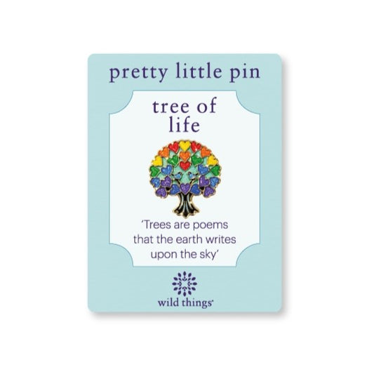 Tree of Life Pin - Rainbow