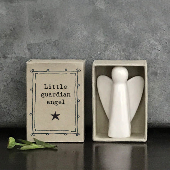 Porcelain Matchbox - Guardian Angel