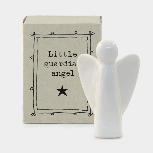 Porcelain Matchbox - Guardian Angel