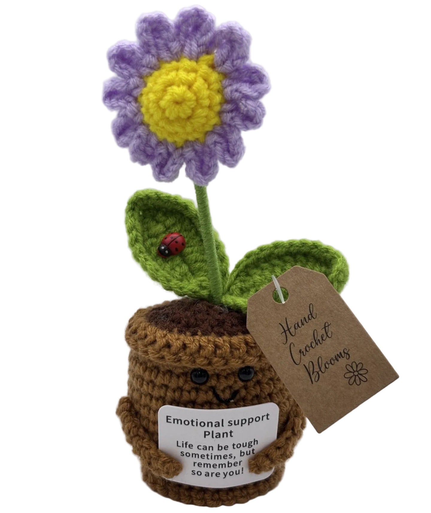 Crochet Blooms Smiley Pot - Daisy
