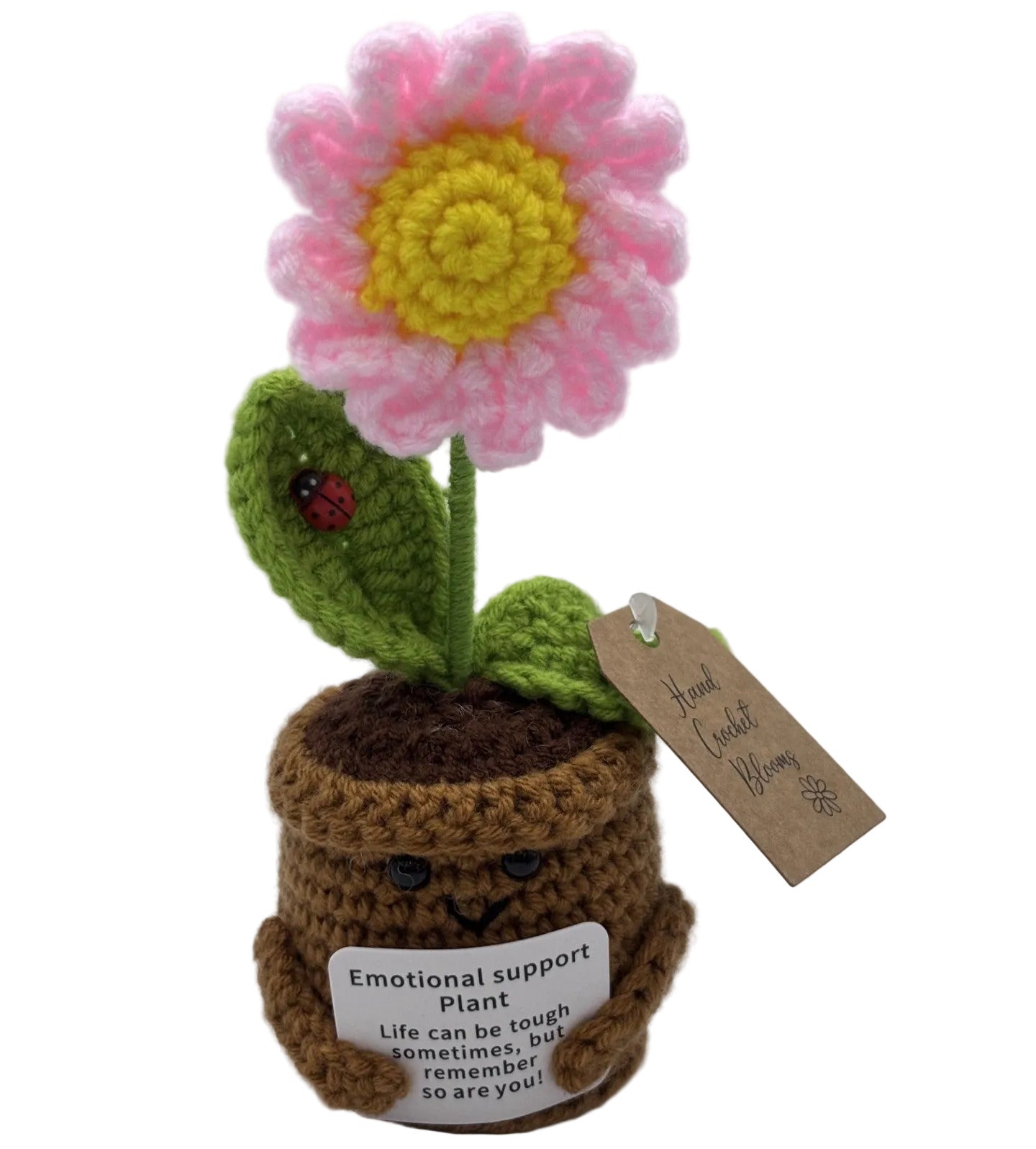 Crochet Blooms Smiley Pot - Daisy