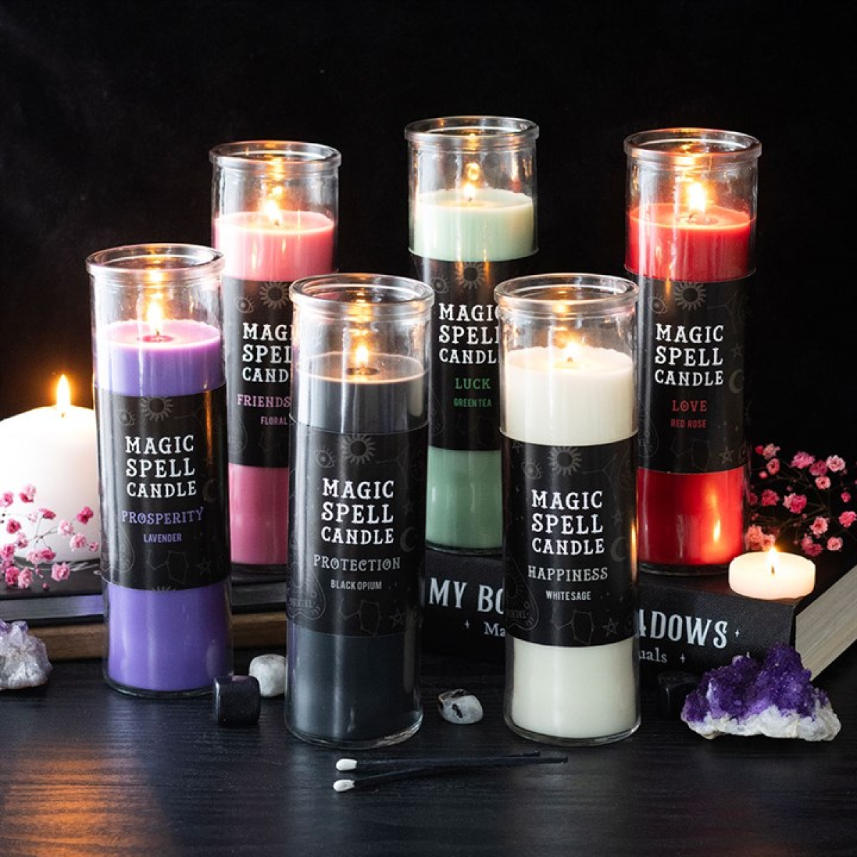 Prosperity Lavender Magic Spell Tube Candle