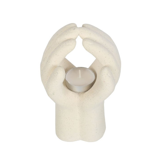 Praying Hands Tealight Holder