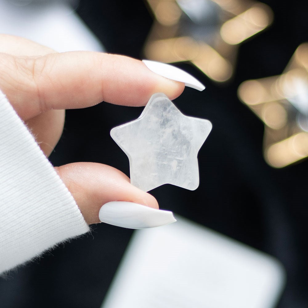 Clear Quartz Crystal Star