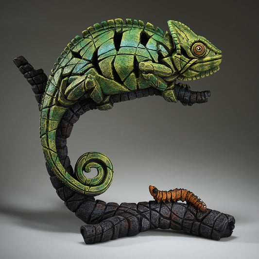 Edge Sculpture - Chameleon - Green