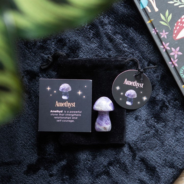 Amethyst Crystal Mushroom