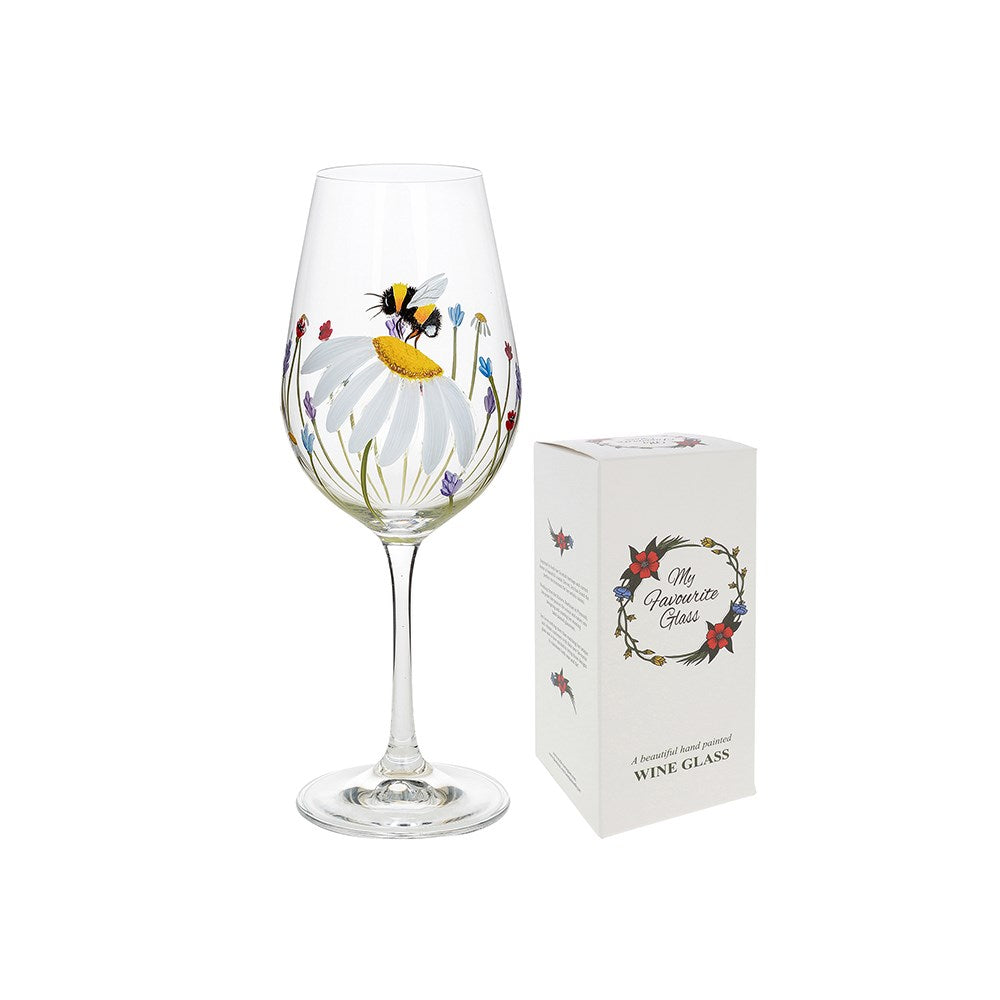 My Favourite Glass - Bee Garden Wine Glass