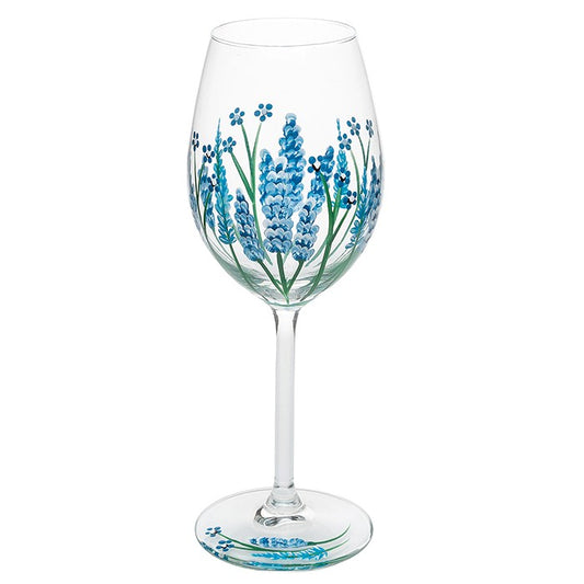 My Favourite Glass - Delphinium Wine Glass