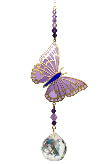 Crystal Dreams - Butterfly - Purple Emperor