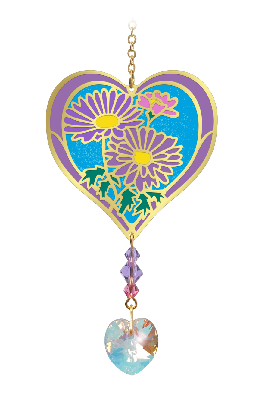 Fabulous Floral Suncatcher - Aster