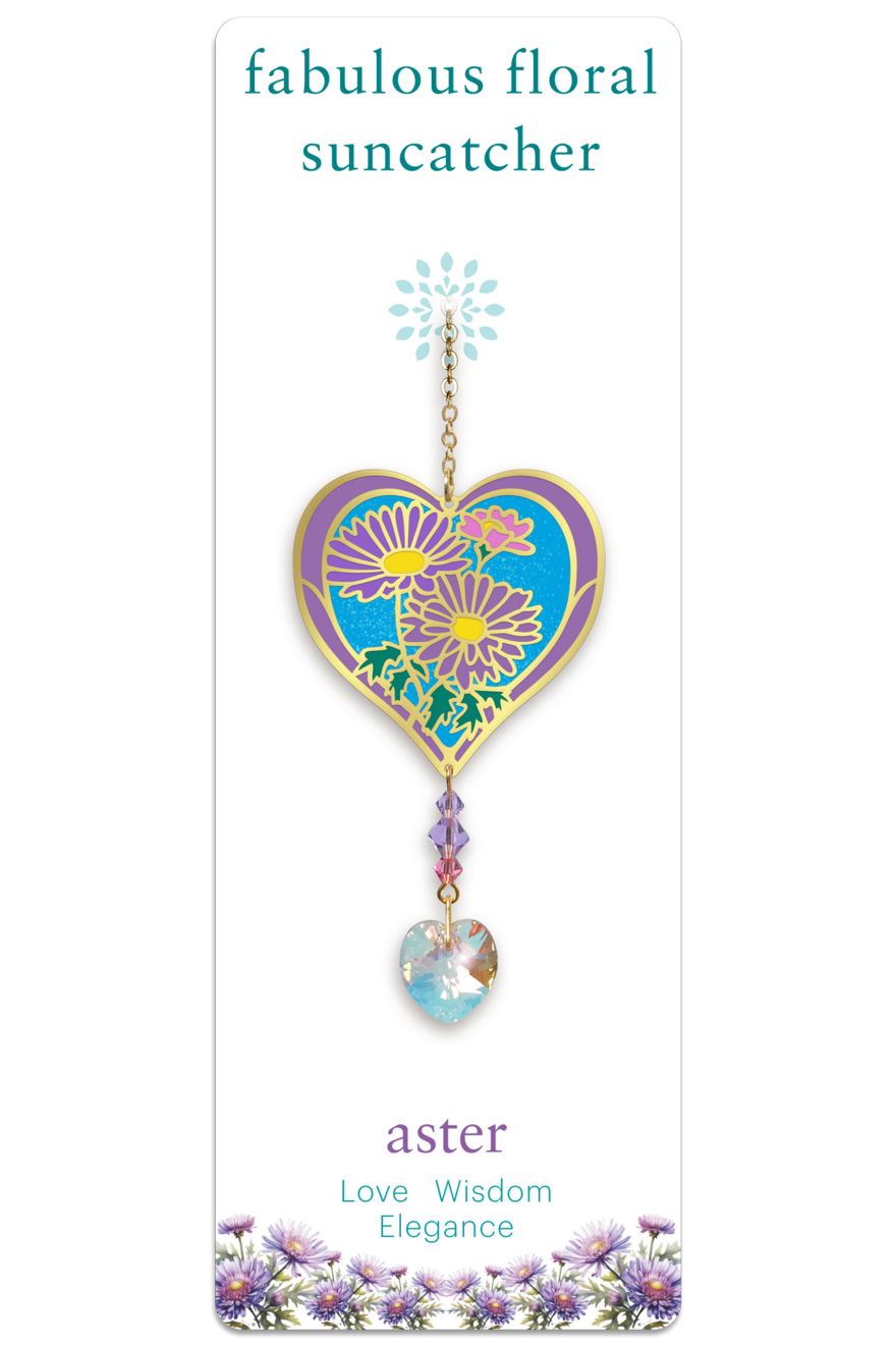 Fabulous Floral Suncatcher - Aster