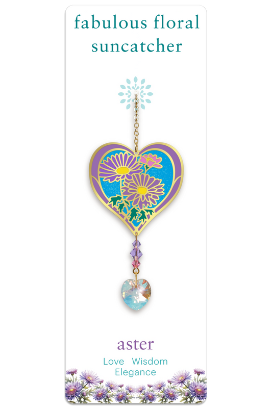 Fabulous Floral Suncatcher - Aster