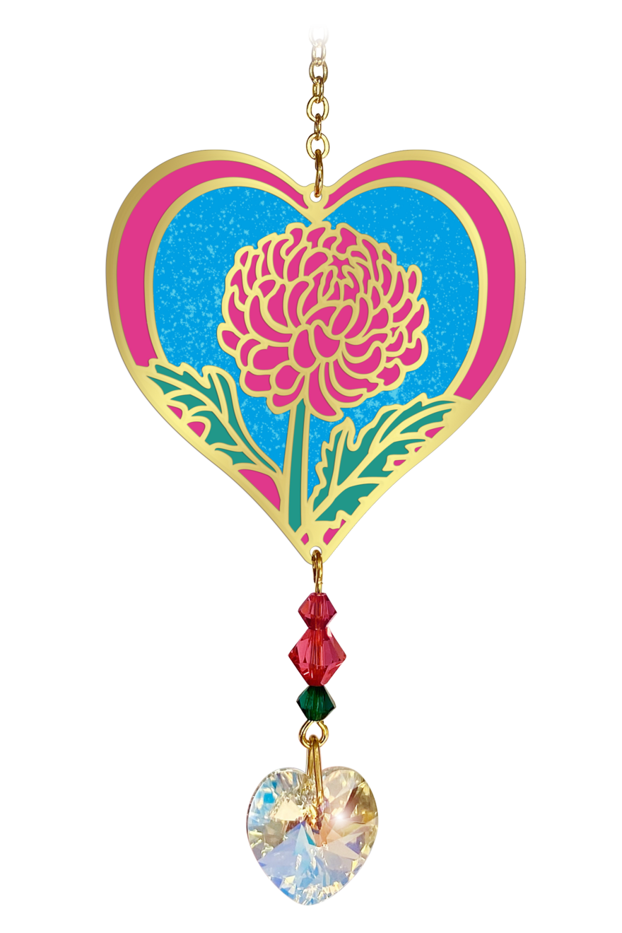 Fabulous Floral Suncatcher - Chrysanthemum