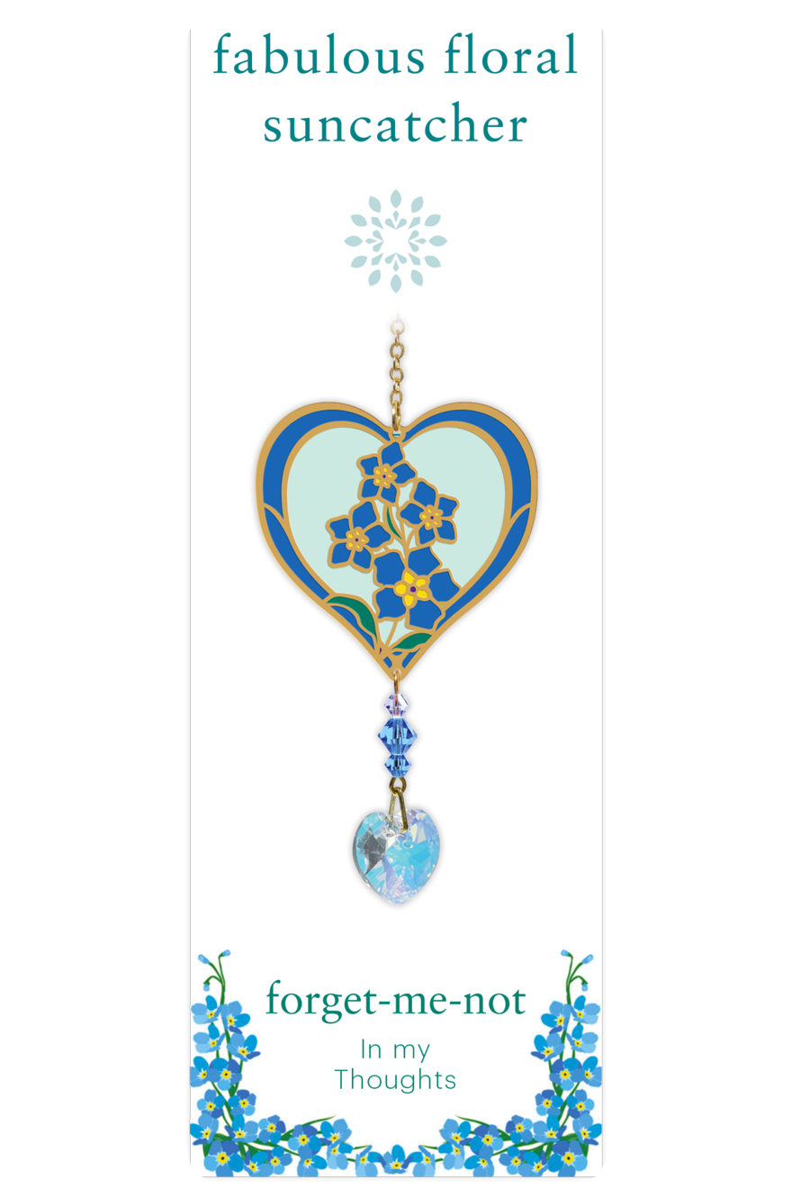 Fabulous Floral Suncatcher - Forget Me Not