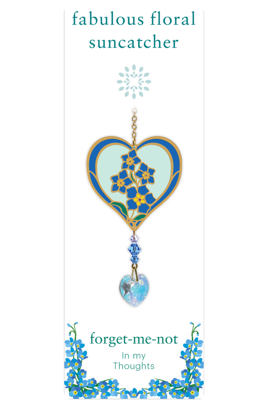 Fabulous Floral Suncatcher - Forget Me Not