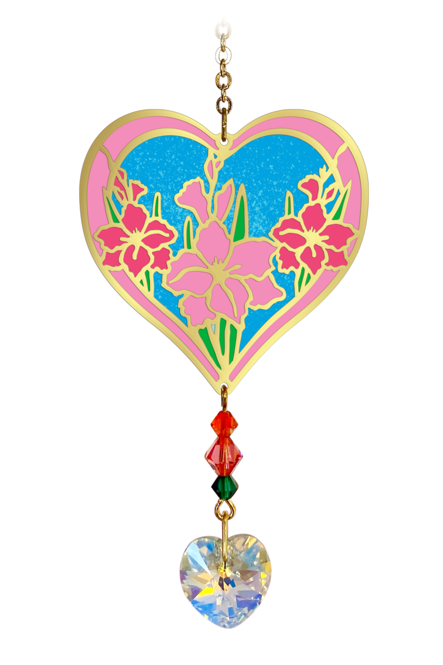 Fabulous Floral Suncatcher - Gladioli