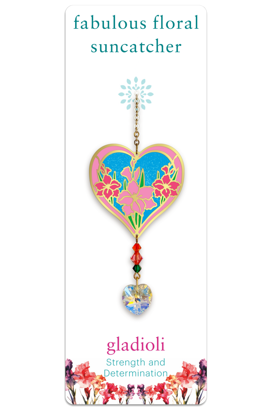 Fabulous Floral Suncatcher - Gladioli