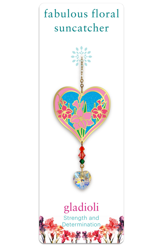 Fabulous Floral Suncatcher - Gladioli