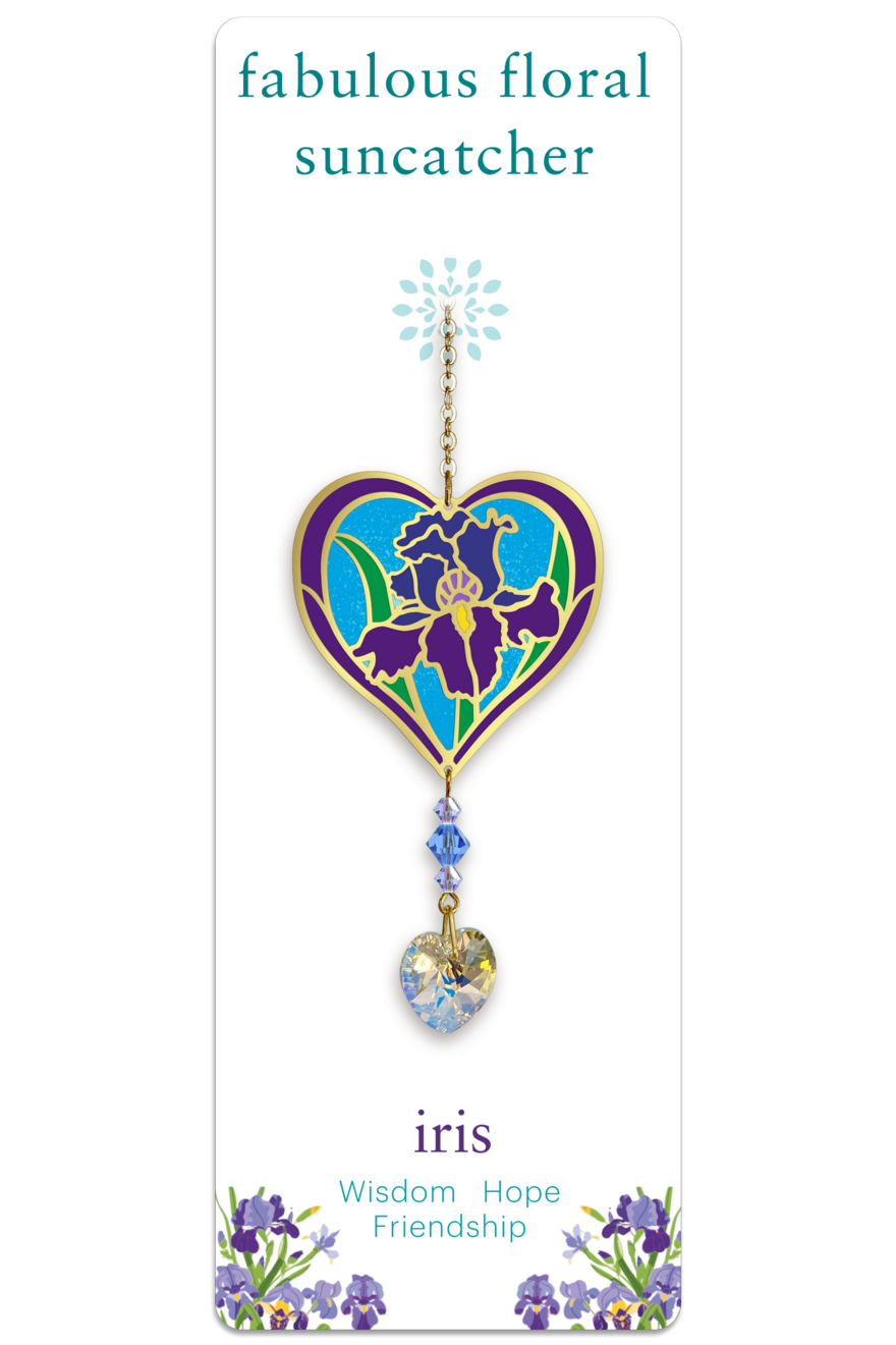 Fabulous Floral Suncatcher - Iris