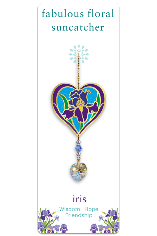 Fabulous Floral Suncatcher - Iris