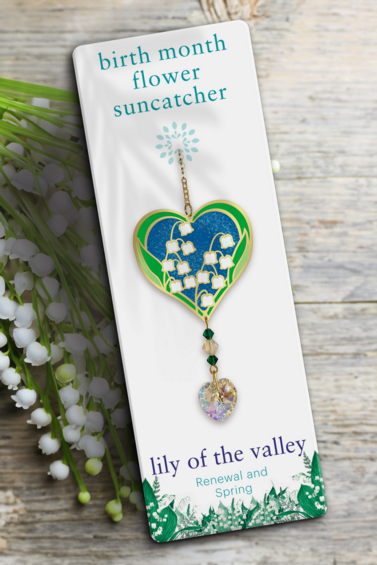 Birthmonth Flower Suncatcher - Lily of the Valley - May