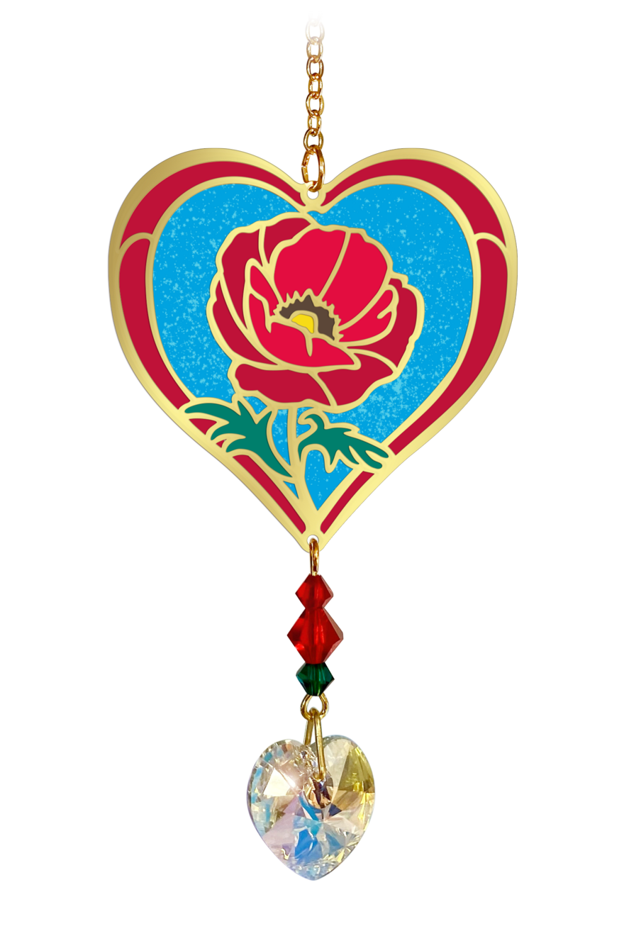 Carded Crystal Dreams - Poppy