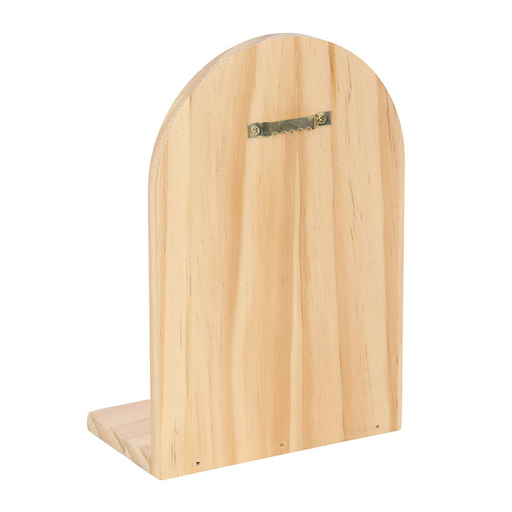 Natural Luna Moth Wooden Incense Holder