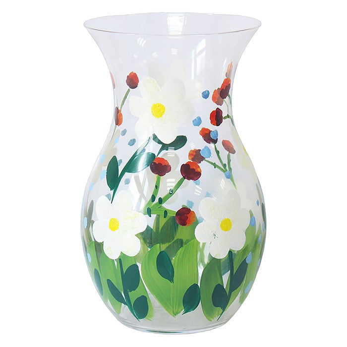 Hand Painted Vase - Daisies