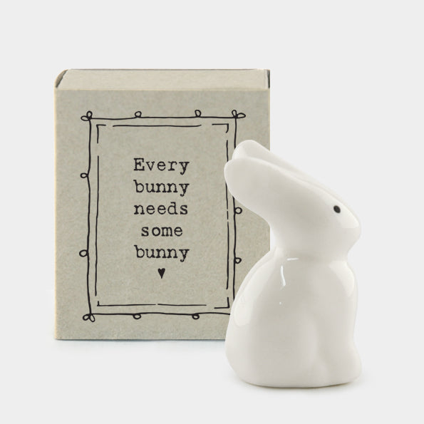Porcelain Matchbox Bunny