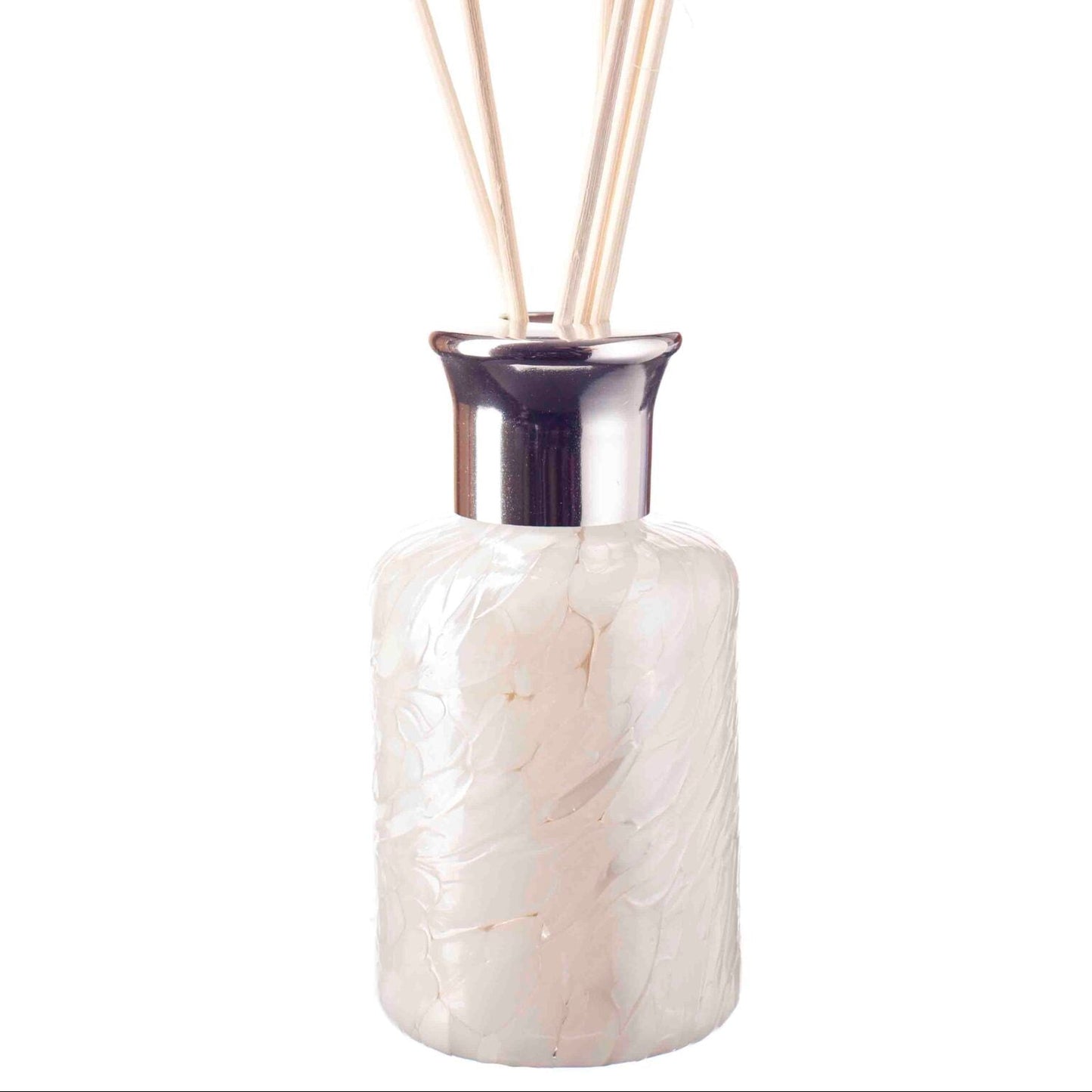 Glass Cylinder Reed Diffuser - Pearl White