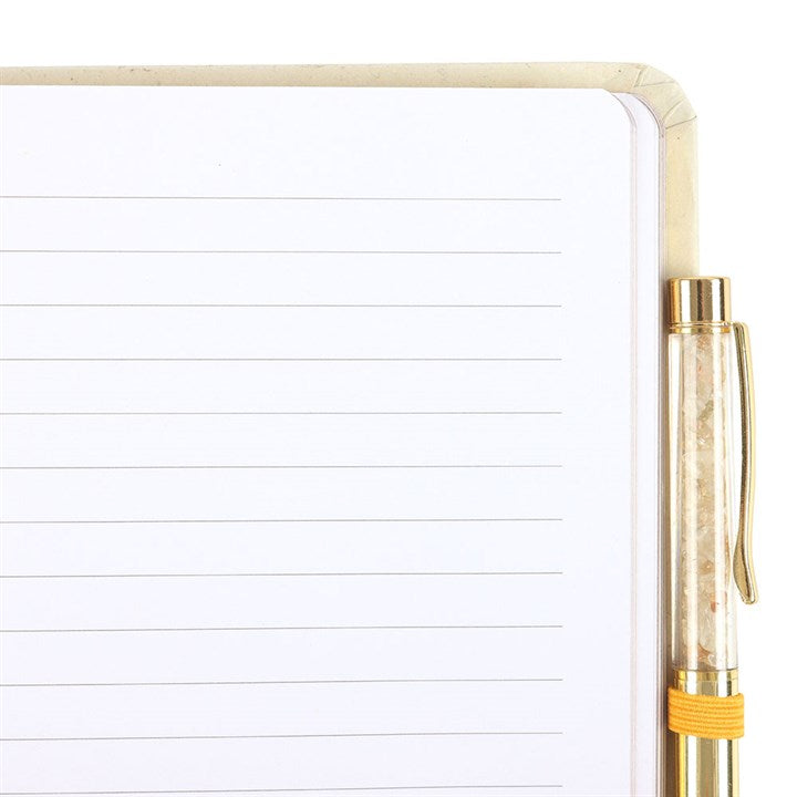 Set Your Intentions Journal with Citrine Pen