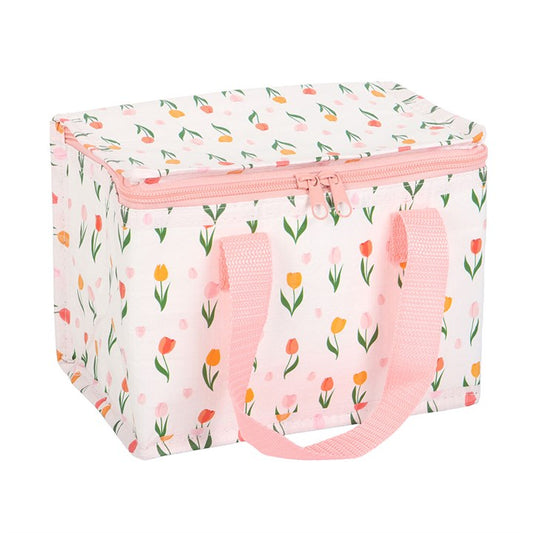 Tulip Print Recycled Plastic Lunch Bag