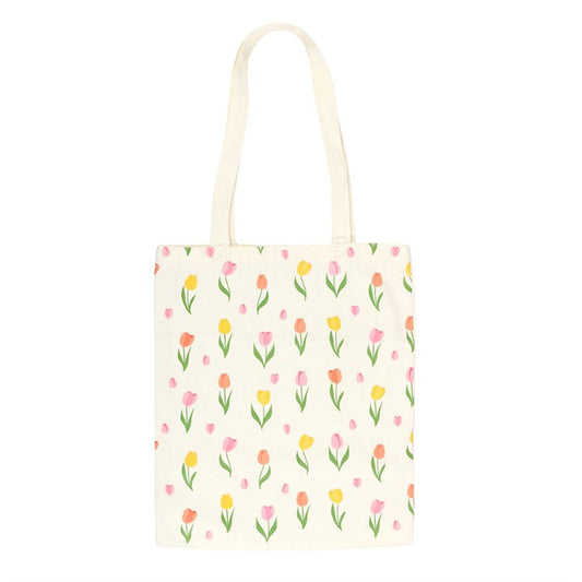 Tulip Print Tote Bag