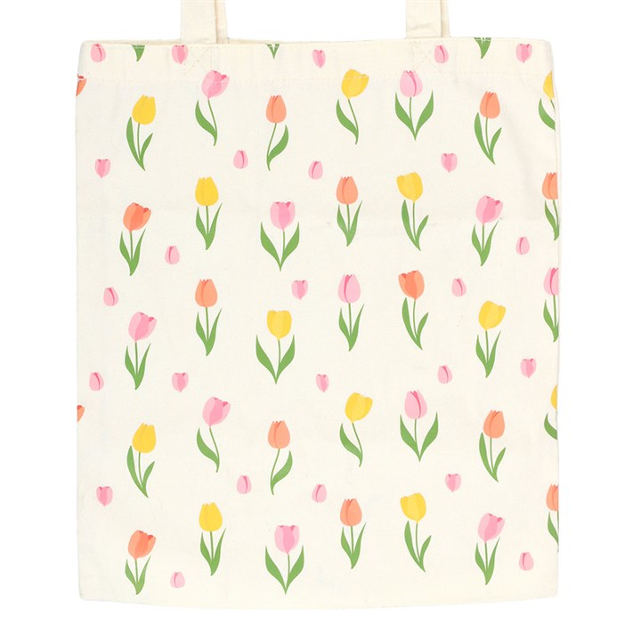 Tulip Print Tote Bag
