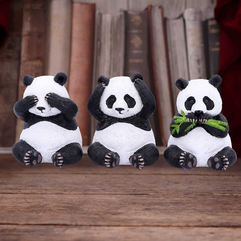 3 Wise Pandas