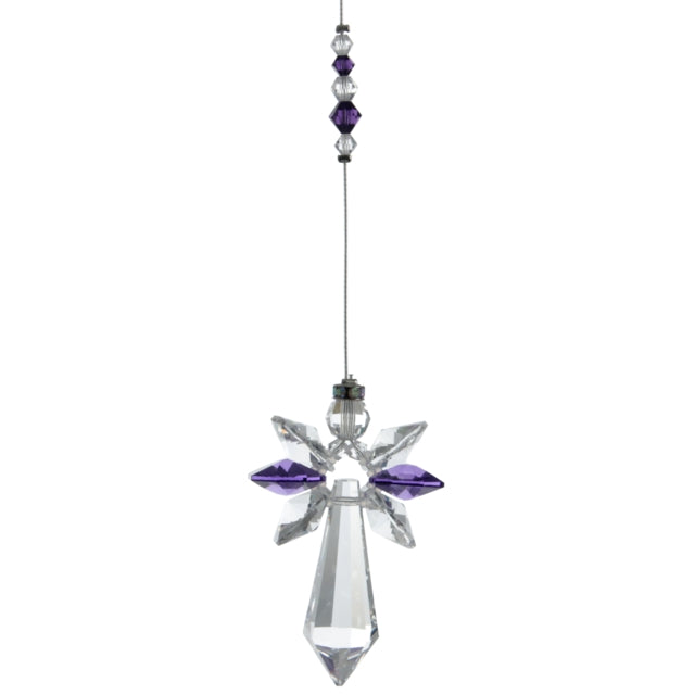 Large Guardian Angel - Amethyst - February