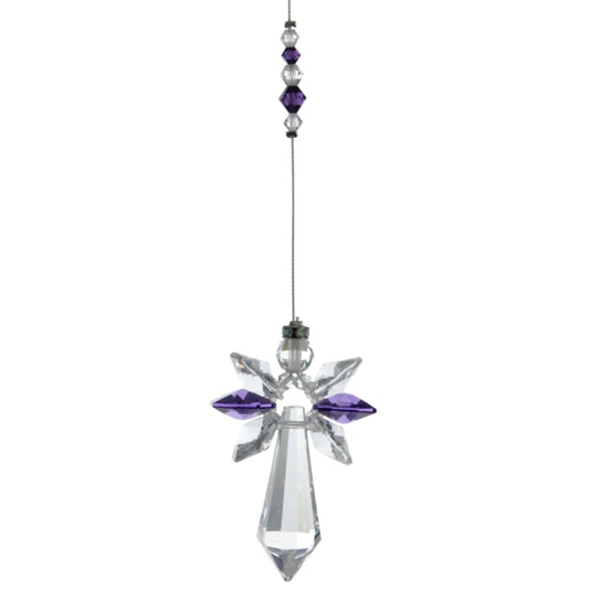 Large Guardian Angel - Amethyst - February
