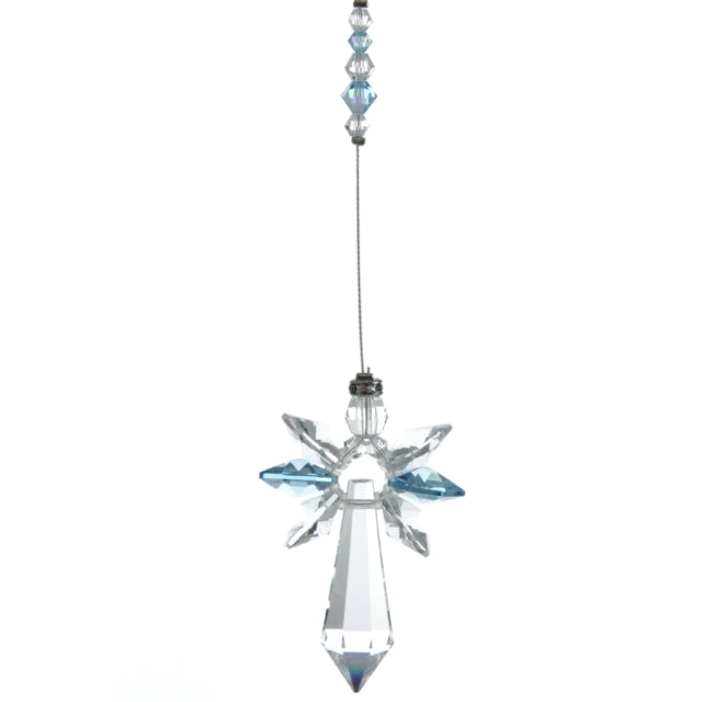 Large Guardian Angel - Aquamarine - March