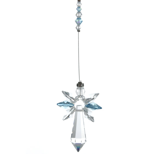 Large Guardian Angel - Aquamarine - March