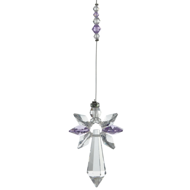 Large Guardian Angel - Light Amethyst - June