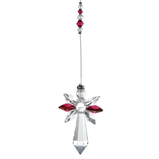 Large Guardian Angel - Ruby - July